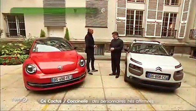Comparatif : Citroën C4 Cactus vs. Volkswagen Coccinelle (Emission Turbo du 15/11/2015)