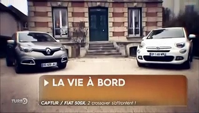 Comparatif : Fiat 500X vs. Renault Captur (Emission Turbo du 03/01/2016)