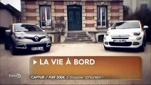 Comparatif : Fiat 500X vs. Renault Captur (Emission Turbo du 03/01/2016)