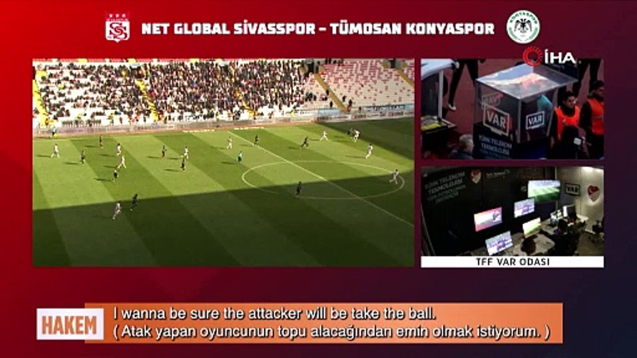 TFF, Süper Ligde 25. haftanın VAR kayıtlarını a...