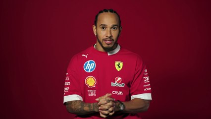 The Ferarri SF-25 revealed - Lewis Hamilton