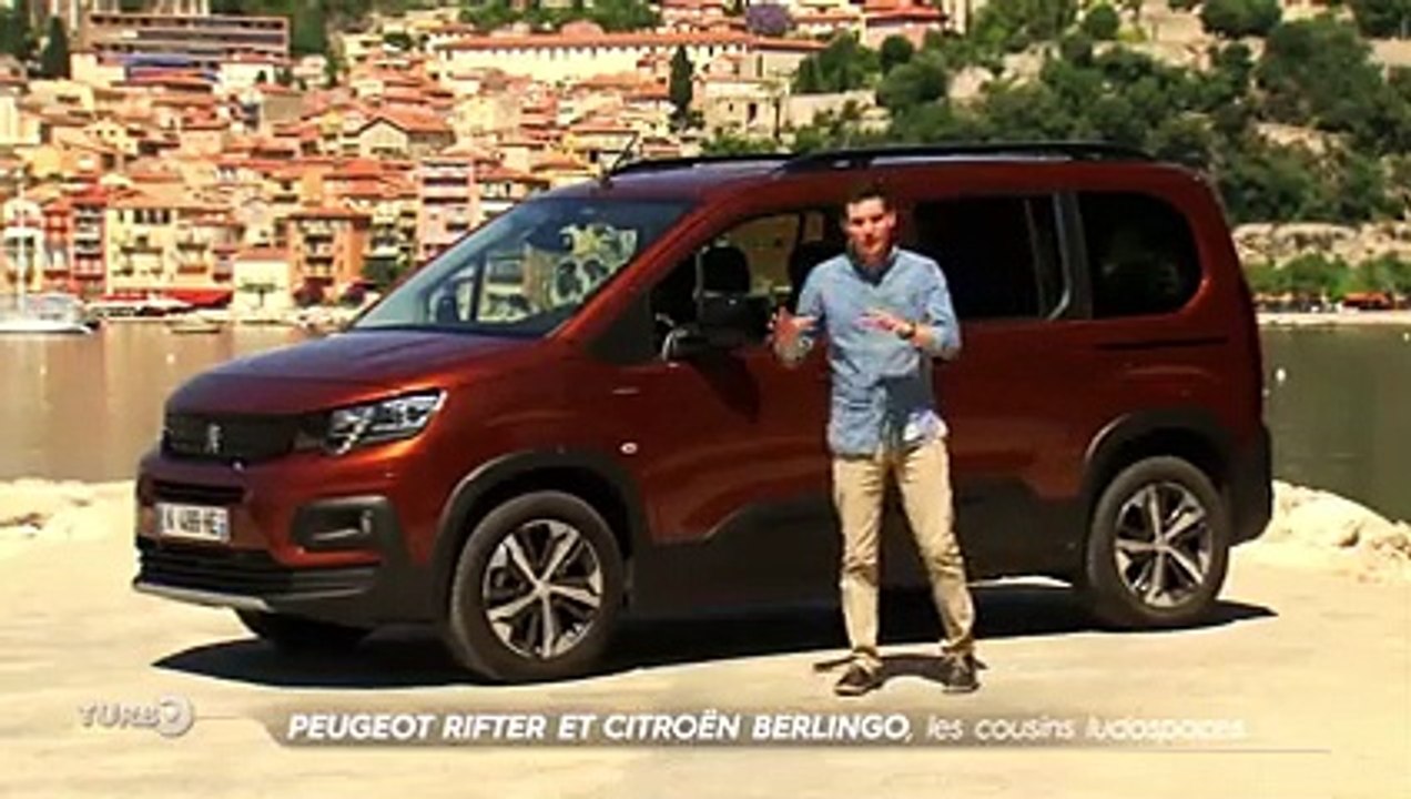Peugeot Rifter et Citroën Berlingo, les cousins ludospaces - Extrait TURBO du 02/09/2018