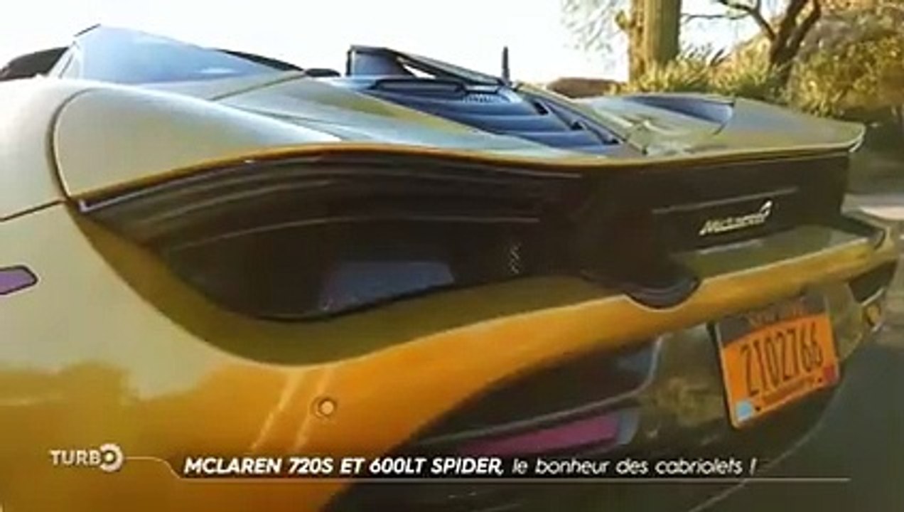 McLaren 720S et 600LT Spider, le bonheur des cabriolets - Extrait TURBO du 31/03/2019
