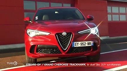 Stelvio QV / Grand Cherokee Trackhawk, le duel des SUV survitaminés - Extrait TURBO du 09/12/2018