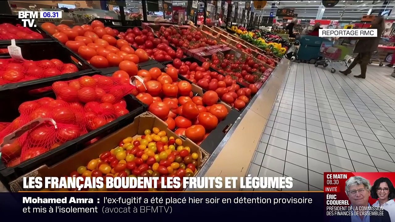 La consommation de fruits et légumes toujours en recul chez les Français