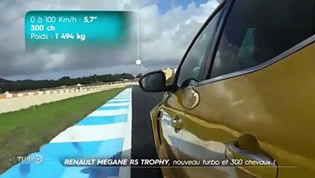 Renault Mégane R.S. Trophy, nouveau turbo et 300 chevaux ! - Extrait TURBO du 03/02/2019