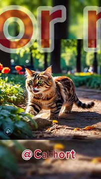 Cat in park _cats _catanimation _catlover _shorts 😱🙀(720P_60FPS)