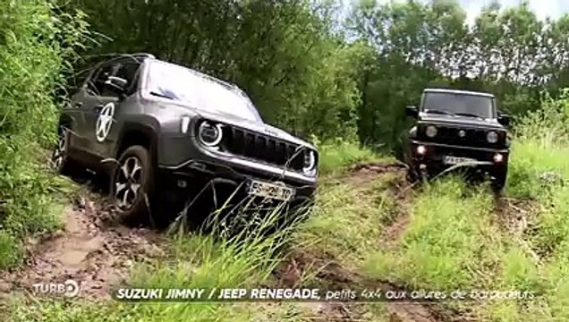 Suzuki Jimny / Jeep Renegade, petits 4x4 aux allures de barodeurs - Comparatif TURBO du 27/06/2021