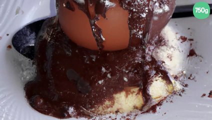 Œufs à la neige au chocolat