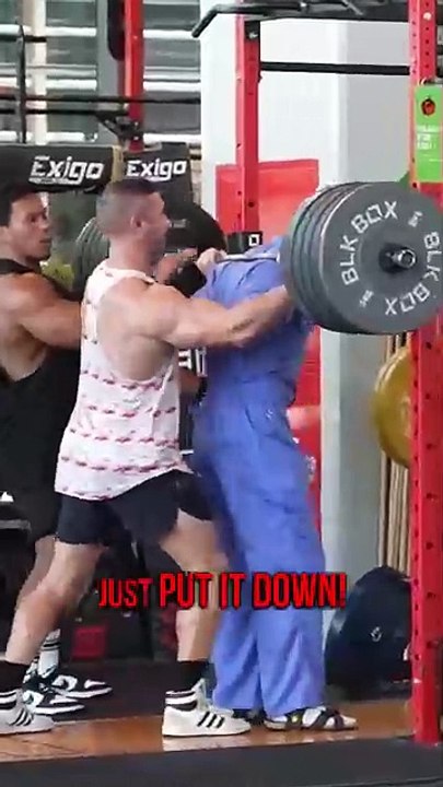 ELITE Powerlifter ANATOLY Pretends to be CLEANER in GYM #anatoly #fitness #gym