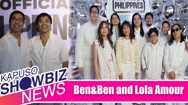 Kapuso Showbiz News: Ben&Ben at Lola Amour, masaya sa bagong milestone ng OPM
