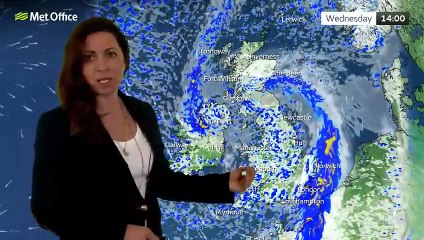 Met Office Wednesday Morning Weather Forecast 26/02/2025