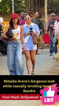 Malaika Arora's Gorgeous look while casually strolling lanes of Bandra