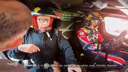 Dakar, à la découverte du métier de copilote avec Mathieu Baumel - Reportage TURBO du 15/01/2023