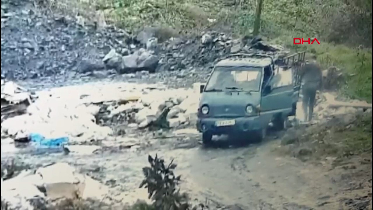 Avcılar'da kaçak moloz dökümü kamerayla tespit edildi