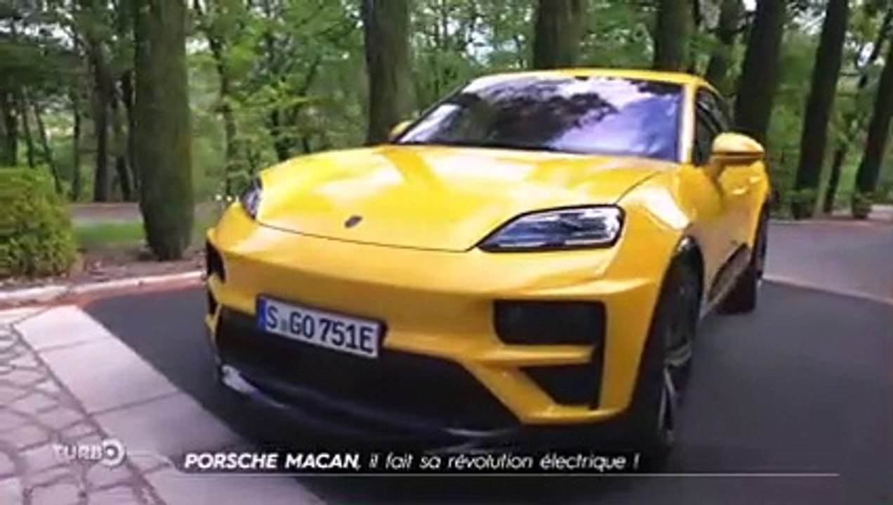 Extrait émission Turbo : Essai Porsche Macan, il fait sa révolution électrique
