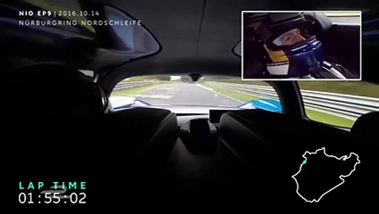 NIO EP9, record du tour en caméra embarquée sur le Nürburgring