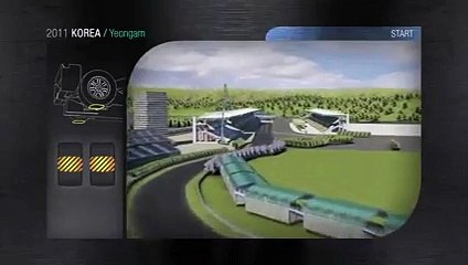 F1 GP Corée du Sud 2011 : le circuit en vidéo 3D