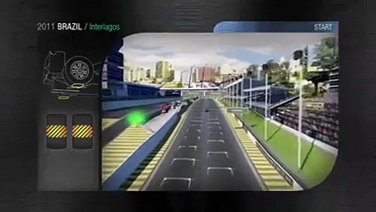 F1 GP Brésil 2011 : le circuit d'Interlagos en vidéo 3D