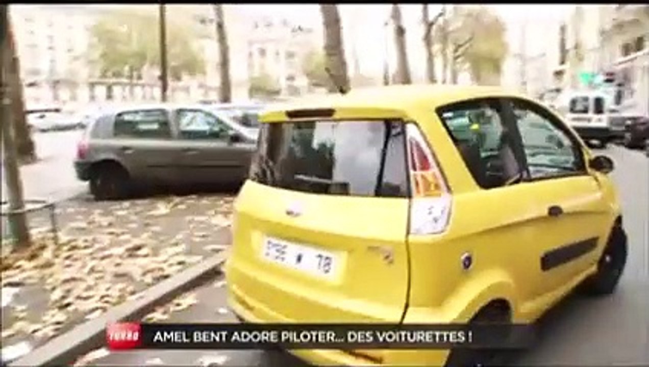 Essai Microcar, voiture sans permis, avec Amel Bent (Emission Turbo du 06/12/2009)
