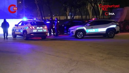 Edirne'de hareketli anlar! 'Dur' ihtarına uymadı, aracını polislerin üstüne sürdü