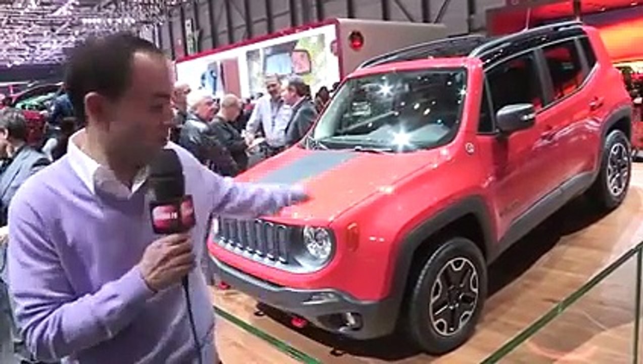 Jeep Renegade en vidéo live au Salon de Genève 2014