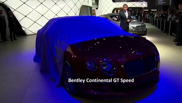 Bentley Continental GT Speed en vidéo live au Salon de Genève 2014