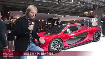 McLaren P1 Concept en vidéo live au Mondial Auto Paris 2012