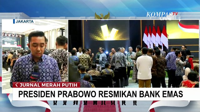 Presiden Prabowo Subianto Resmikan Bank Emas Pertama di Indonesia