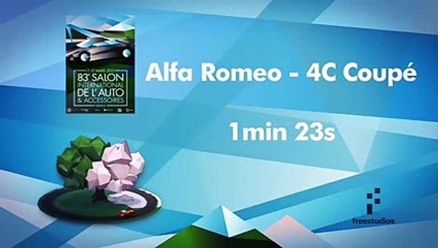 Salon Genève 2013 : Alfa Romeo 4C