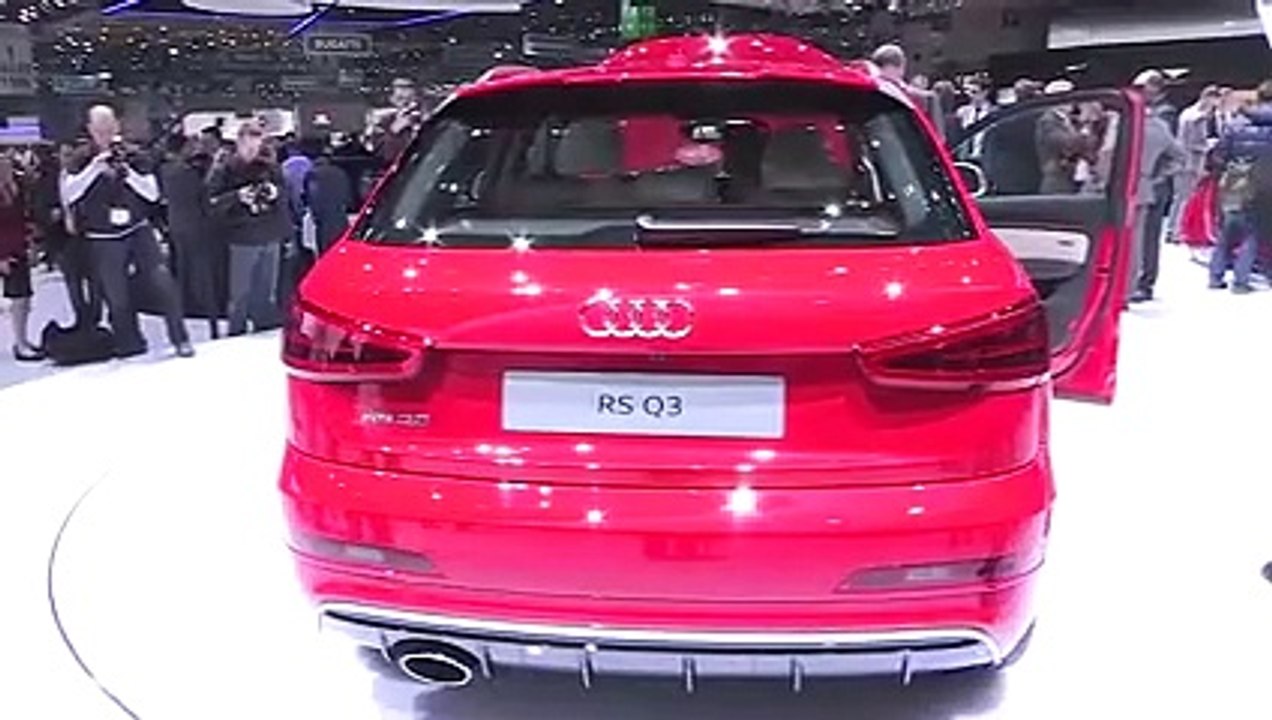 Audi RS Q3 en vidéo live au Salon de Genève 2013