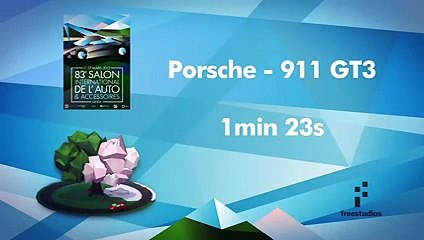 Salon Genève 2013 : Porsche 911 GT3