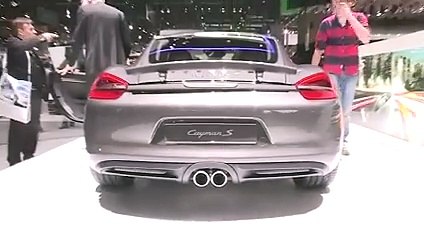 Porsche Cayman en vidéo live au Salon de Genève 2013