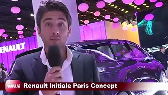 Renault Initiale Paris Concept en vidéo live au Salon de Francfort 2013