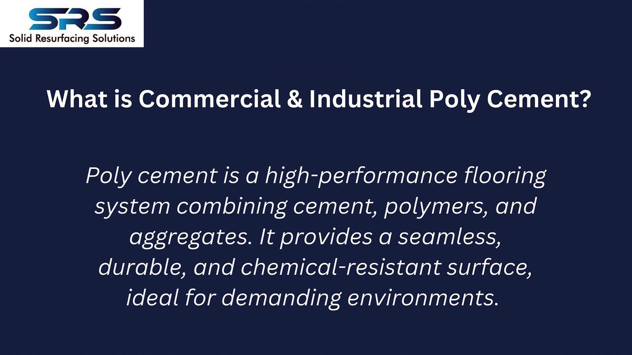 Commercial & Industrial Poly Cement in Melbourne