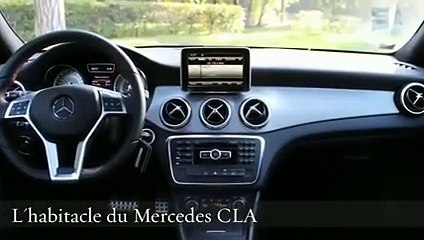 Zoom sur la Mercedes CLA : l'habitacle