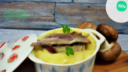 Parmentier de canard en cocotte