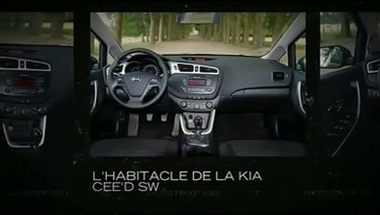 Zoom sur la Kia Cee'd SW : l'habitacle