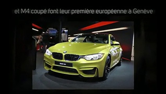 BMW M3 Berline et M4 Coupé en vidéo live au Salon de Genève 2014