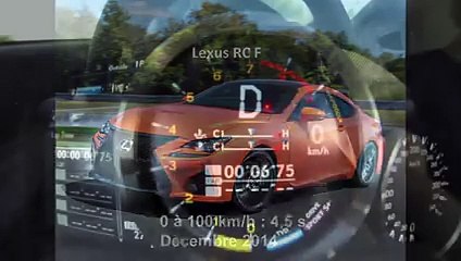 Vidéo : le 0 à 100 km/h à bord de la Lexus RC F