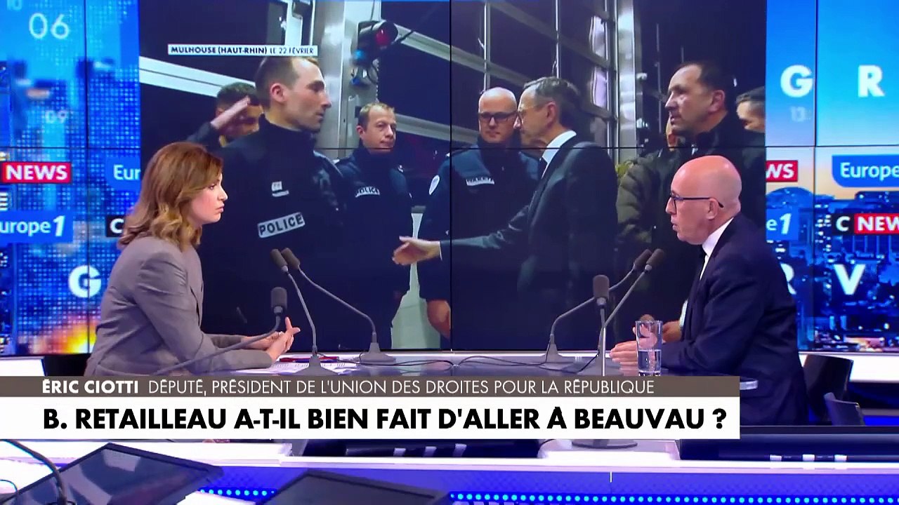 «Bruno Retailleau est un otage du macronisme», estime Éric Ciotti