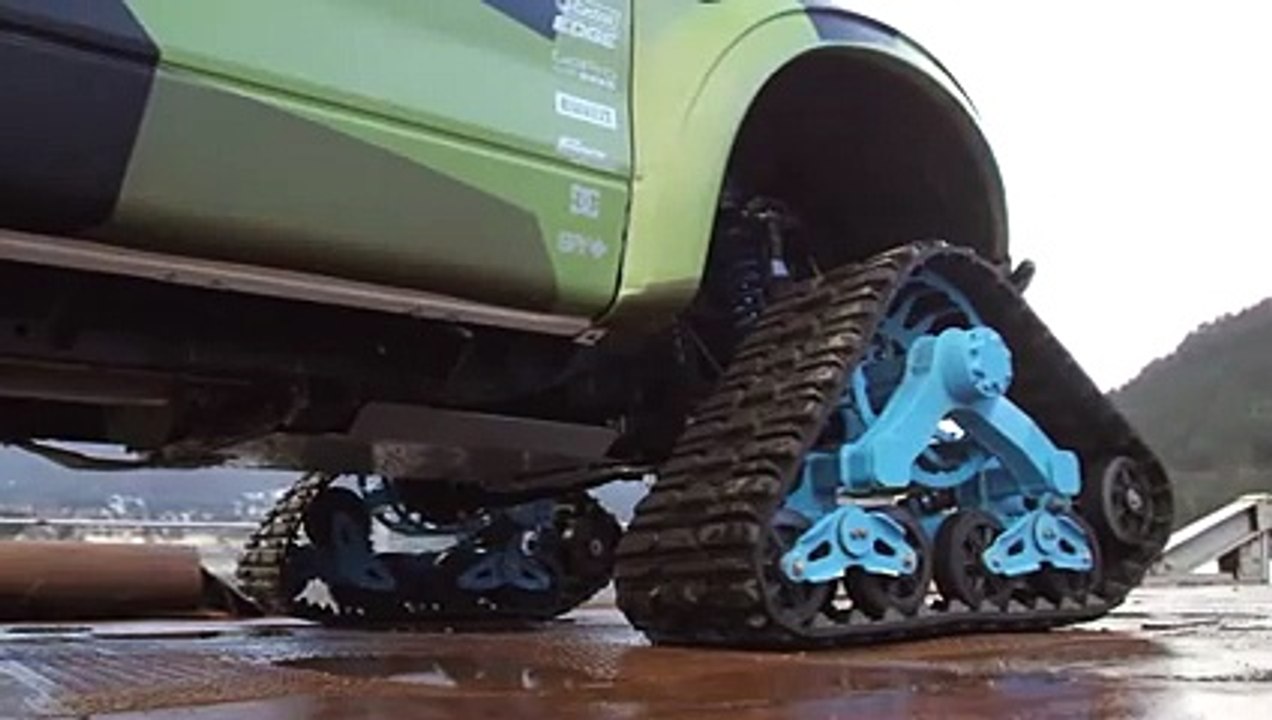 Ken Block affronte la neige avec son Ford F-150 RaptorTrax