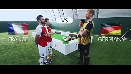 4 joueurs d'Arsenal testent les airbumps du Citroën C4 Cactus