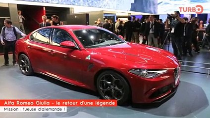 Salon Francfort 2015 : Alfa Romeo Giulia en vidéo