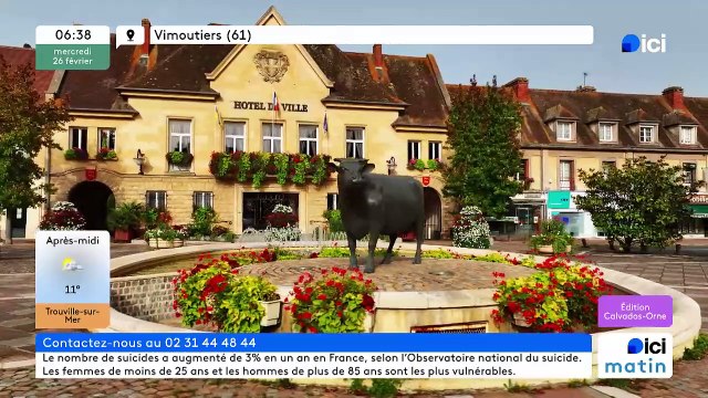 26/02/2025 - ici matin parici Normandie (Calvados - Orne) en vidéo