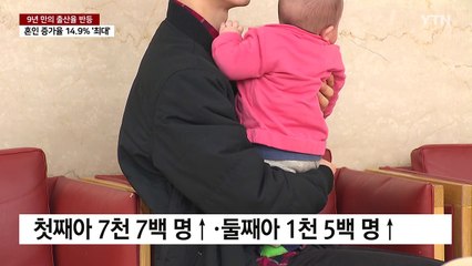 아기울음 9년 만에 가장 컸다...출생아·합계출산율 '동반 반등' / YTN