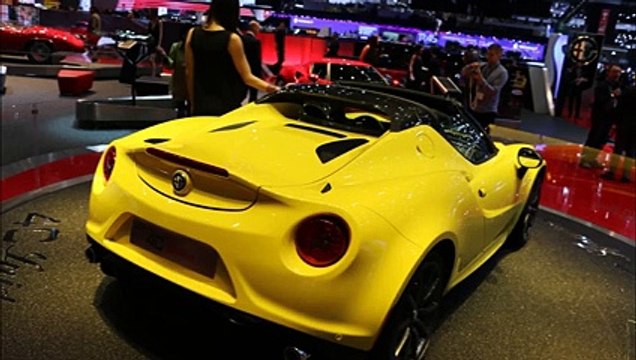 Salon Genève 2015 : l'Alfa Romeo 4C Spider en vidéo