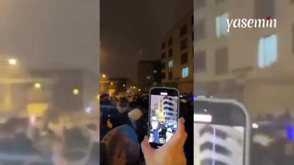 Trabzon'da kar sevinci! Karı gören kendini dışarı attı