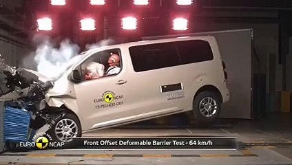5 étoiles pour le Peugeot Traveller à l'Euro NCAP
