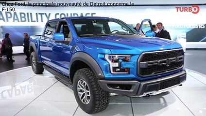 Salon Detroit 2016 : Ford F-150 Raptor SuperCrew